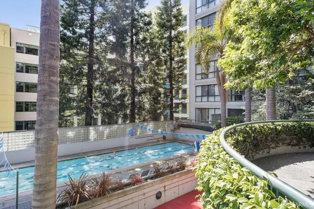 a front view of a building