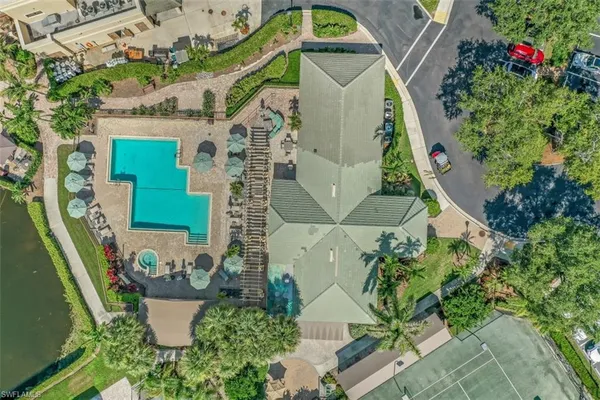 a view of a lake with a mountain in the back