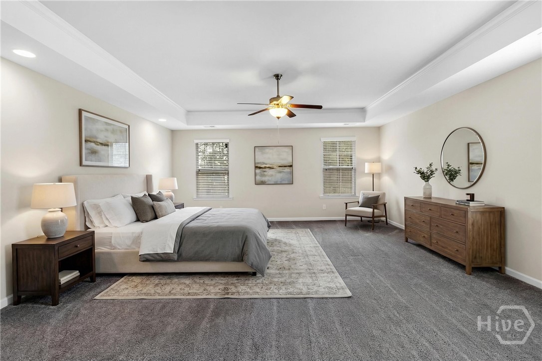 264 Harmony Boulevard Pooler, GA 31322 - Photo 24 of 52 Primary Bedroom (Upper) - Virtually Staged