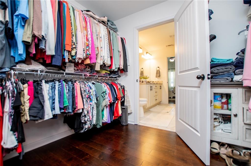 142 Lawrence Drive Villa Rica, GA 30180 - Photo 46 of 80 a view of a living room with clothes and shoes