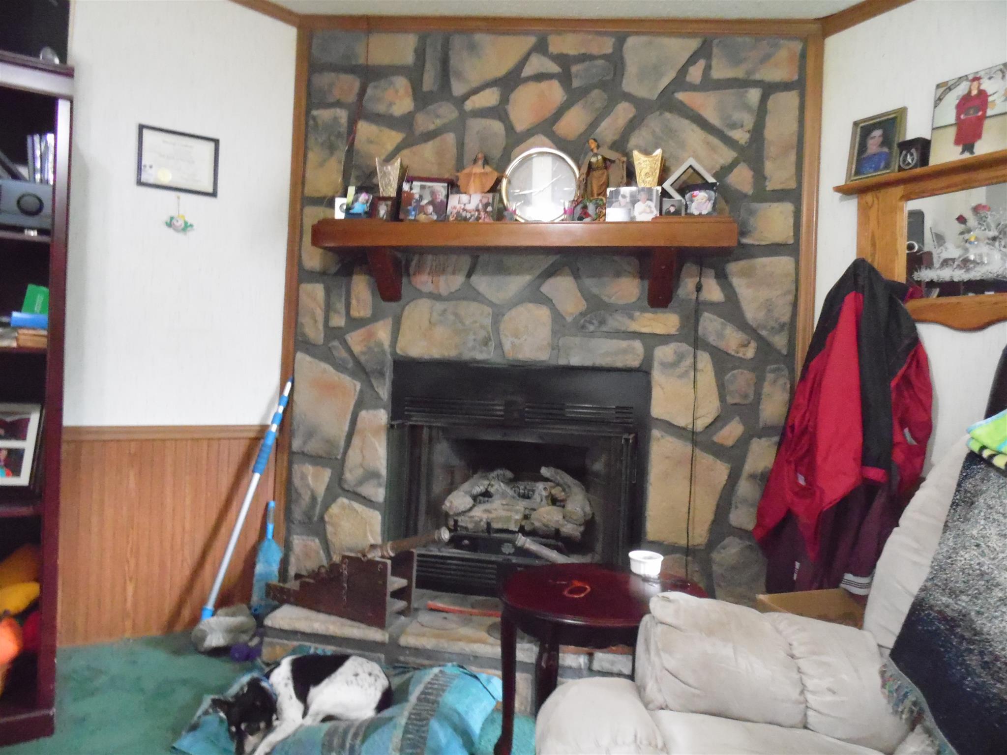 6531 Porters Branch Road Santa Fe, TN 38482 - Photo 10 of 18 a living room with furniture and a fireplace