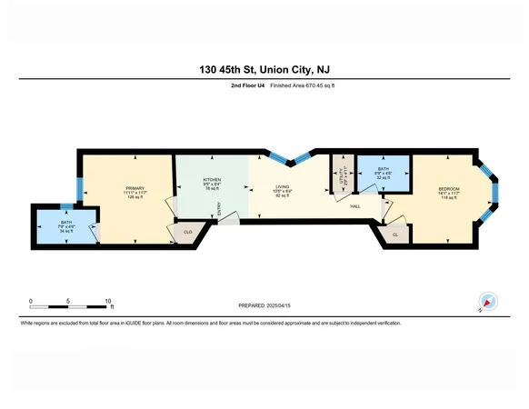 $2,200 | 130 45th Street, Unit 2, Union City, NJ 07087