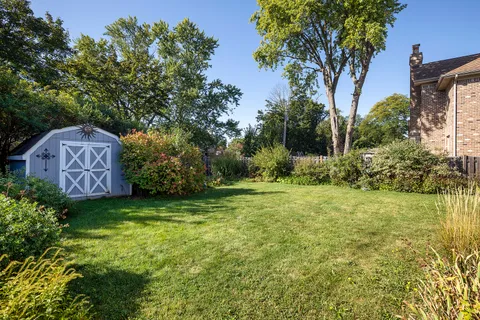 a view of a back yard