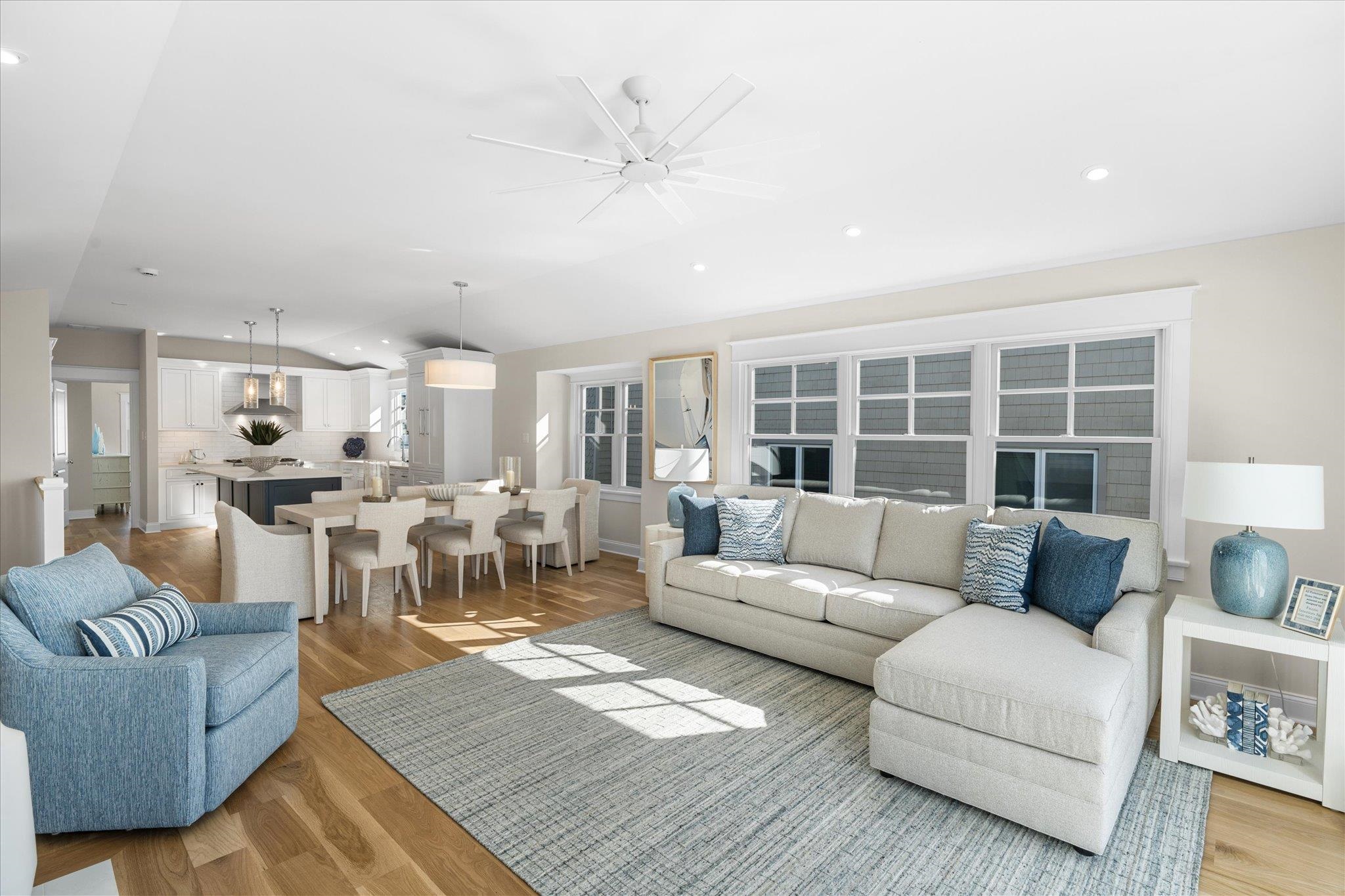 10700 3rd, Unit SOUTH Stone Harbor, NJ 08247 - Photo 15 of 30 a living room with furniture and a large window