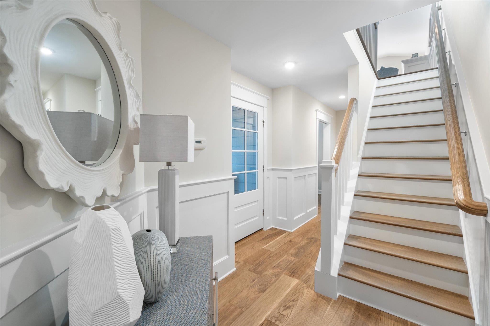 10700 3rd, Unit SOUTH Stone Harbor, NJ 08247 - Photo 17 of 30 a view of entryway and hall with wooden floor