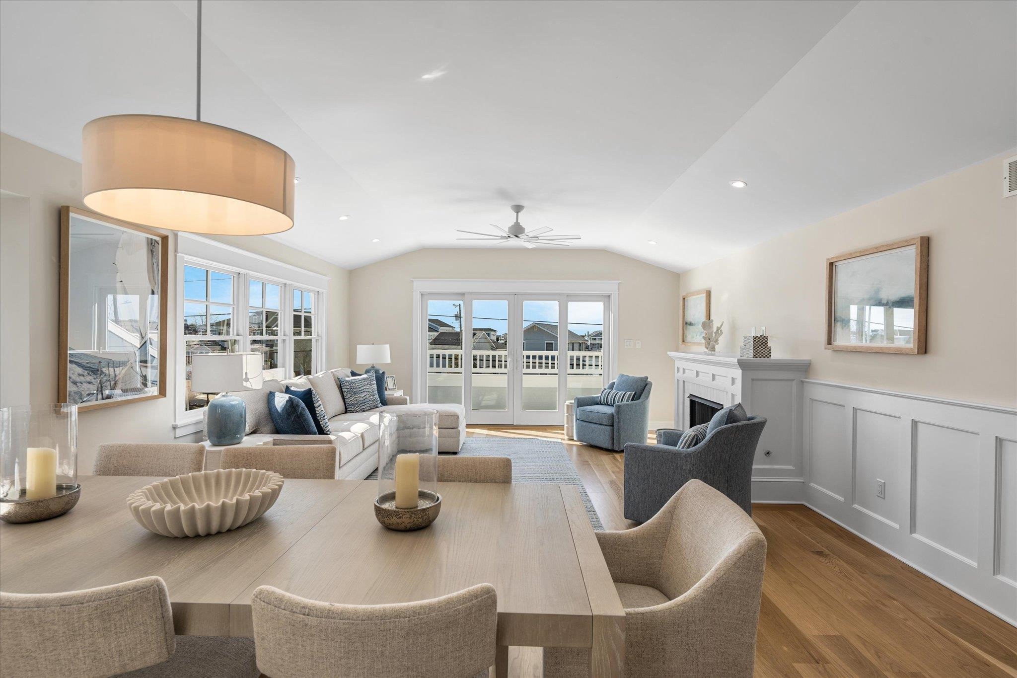 10700 3rd, Unit SOUTH Stone Harbor, NJ 08247 - Photo 4 of 30 a living room with furniture and a large window
