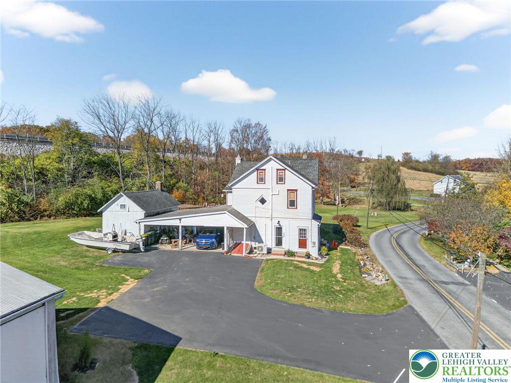 4430 Coplay Creek Road, Unit B Schnecksville, PA 18078 - Photo 25 of 27 a view of a house with a big yard