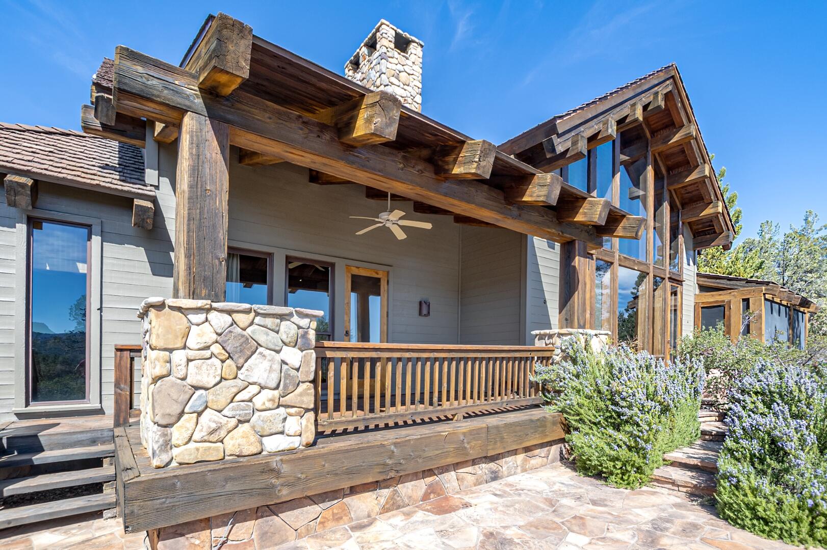 2401 East Rim Club Drive Payson, AZ 85541 - Photo 40 of 116 Looking at deck for Primary outdoor patio