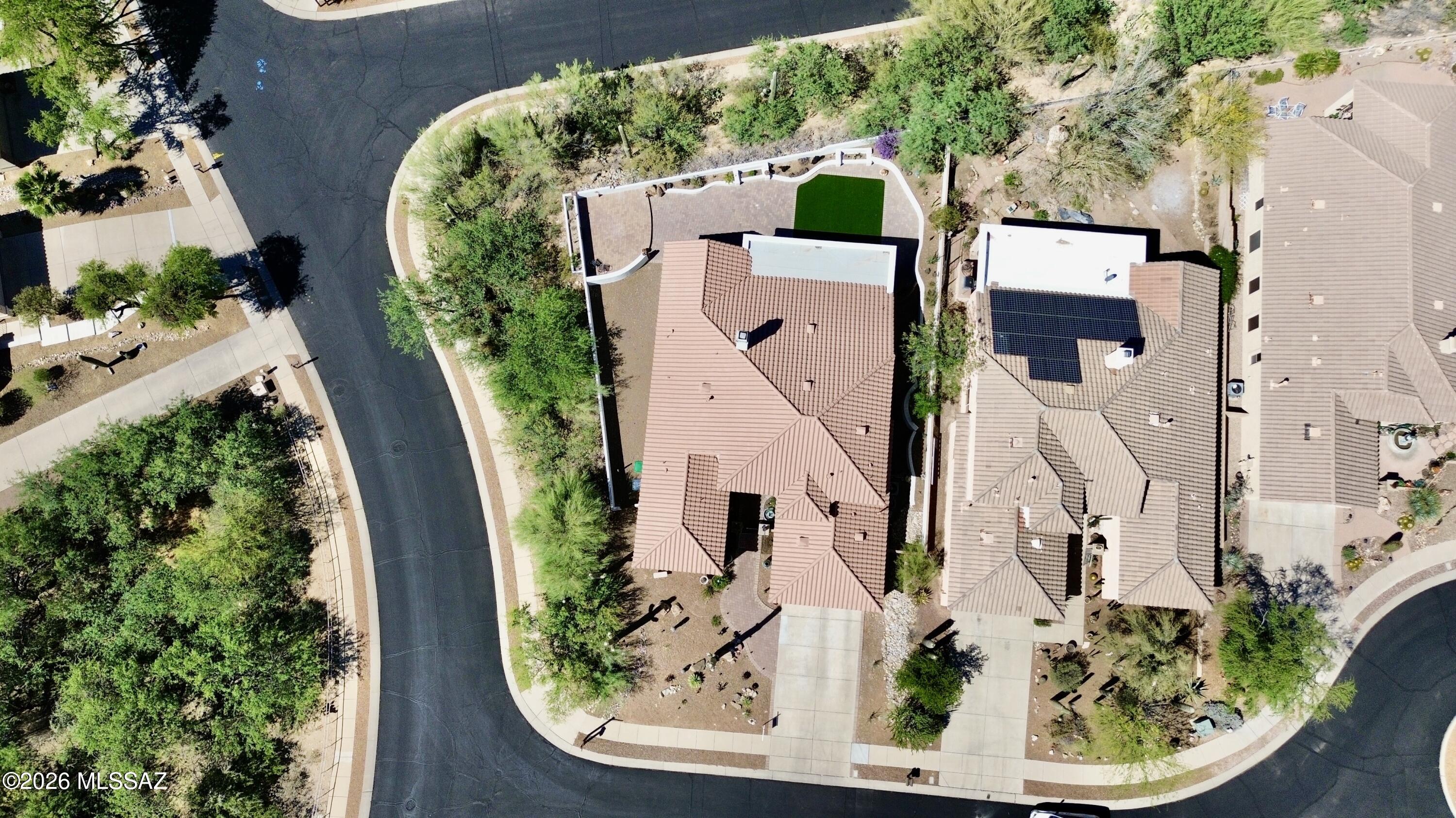 9780 Spring Hill Place Tucson, AZ 85749 - Photo 43 of 49 Aerial/Left