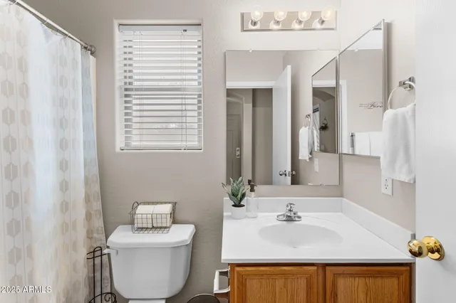 a workspace with furniture and window