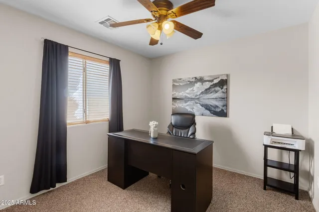 a room with furniture and window