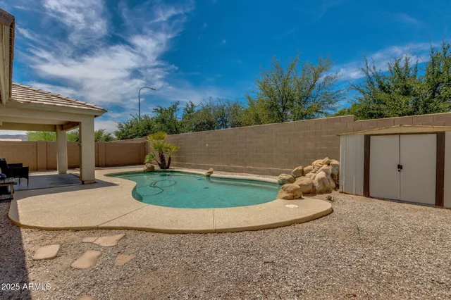 a view of a small garden