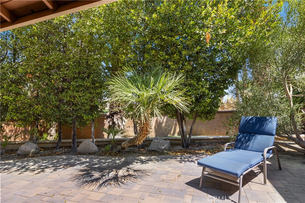 42002 Sand Dune Drive Palm Desert, CA 92211 - Photo 16 of 25 a view of a backyard with large trees