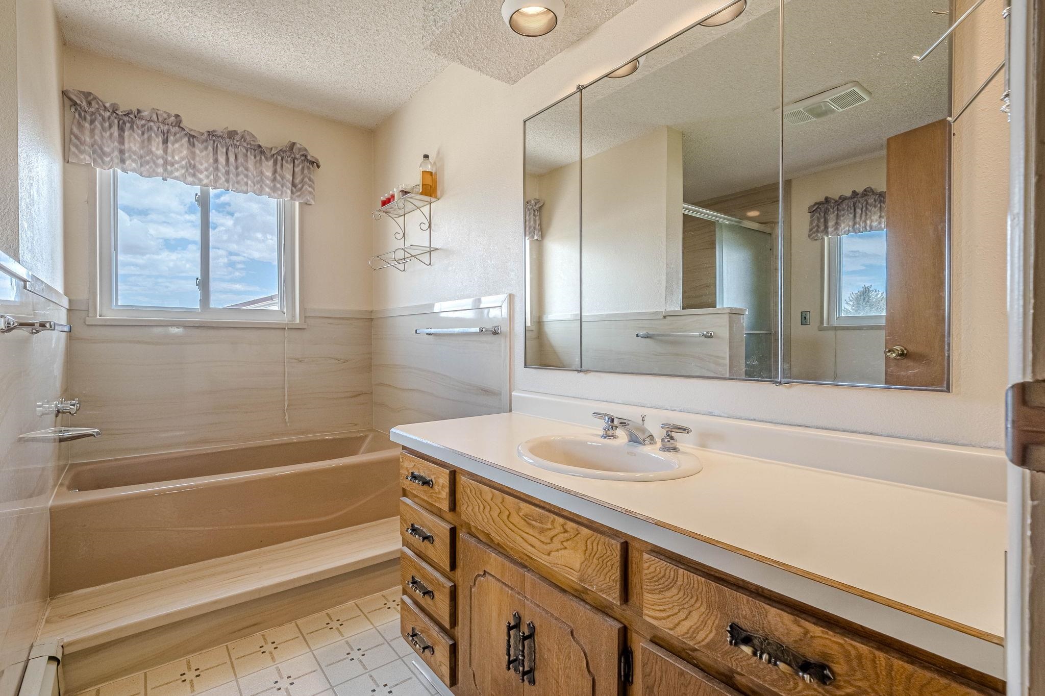 1176-17 17 1/2 Road Fruita, CO 81521 - Photo 24 of 42 a bathroom with a sink a vanity and a bathtub