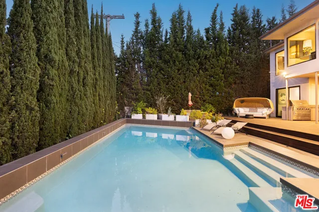 a view of balcony with couch