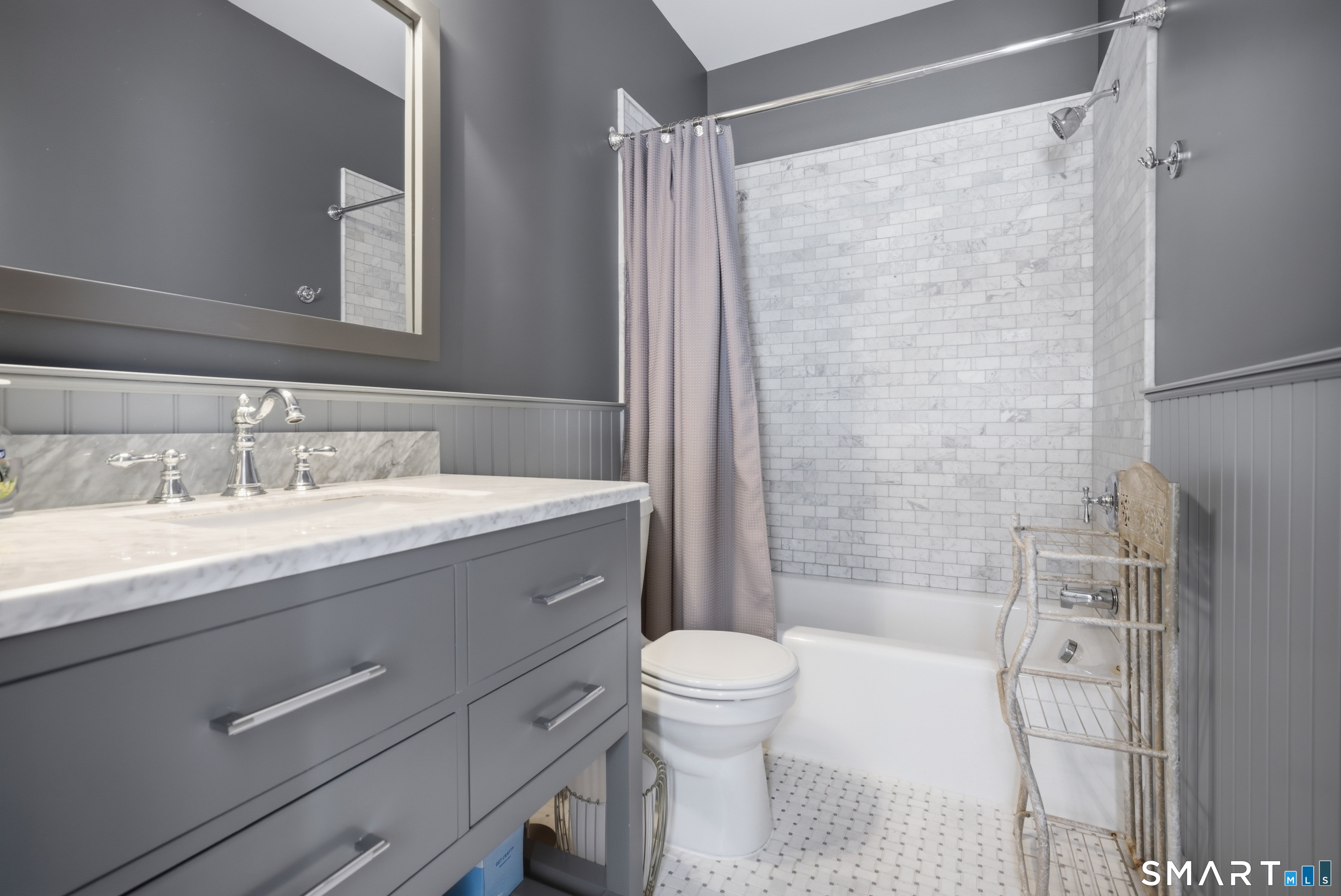 12 Dellwood Road Norwalk, CT 06850 - Photo 18 of 30 a bathroom with a sink a toilet and shower