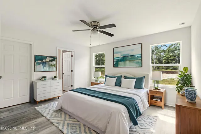 a aerial view of a house