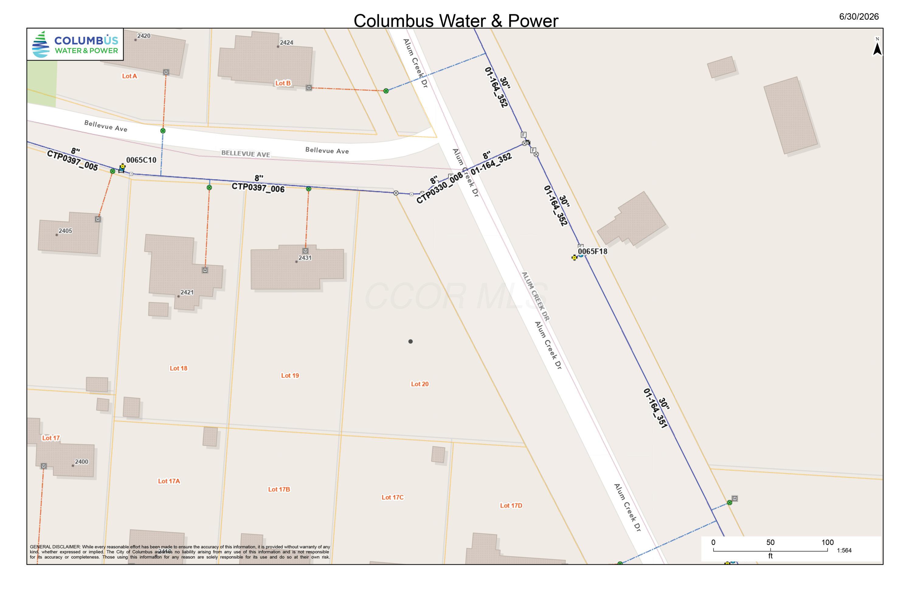 0 Bellevue Avenue, Unit R22 T4 S1 Columbus, OH 43207 - Photo 10 of 10 Water Map