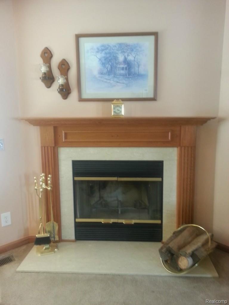 7191 Mentel Road Newport, MI 48166 - Photo 9 of 33 Mentel Fam Rm Natural Fireplace