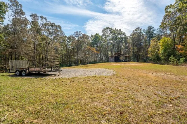 a view of swimming pool with an outdoor space