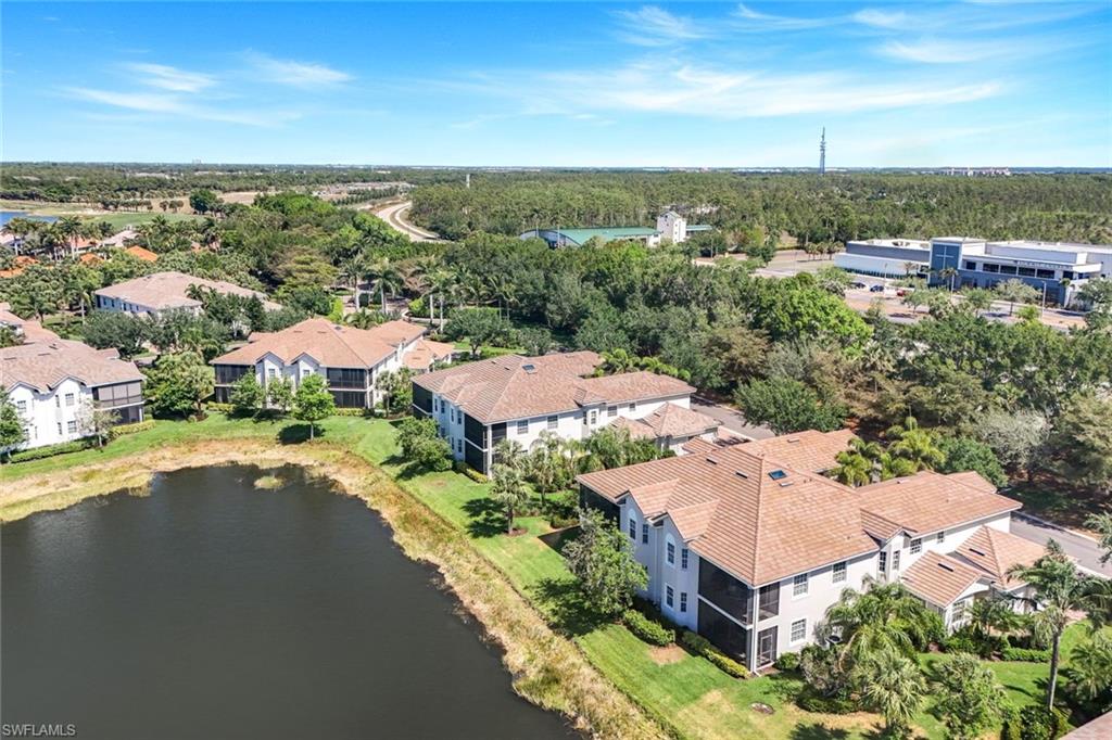 19620 Marino Lake Circle, Unit 2802 Fort Myers, FL 33913 - Photo 29 of 38 Aerial view featuring a water view