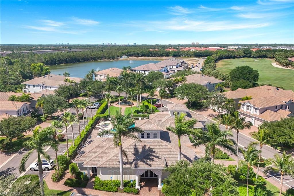 19620 Marino Lake Circle, Unit 2802 Fort Myers, FL 33913 - Photo 36 of 38 Aerial view featuring a water view and a residential view