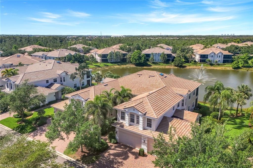 19620 Marino Lake Circle, Unit 2802 Fort Myers, FL 33913 - Photo 38 of 38 Drone / aerial view with a water view and a residential view