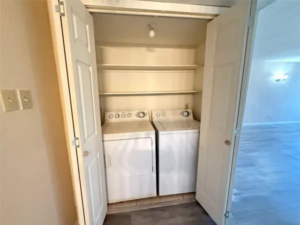 a view of washer and dryer