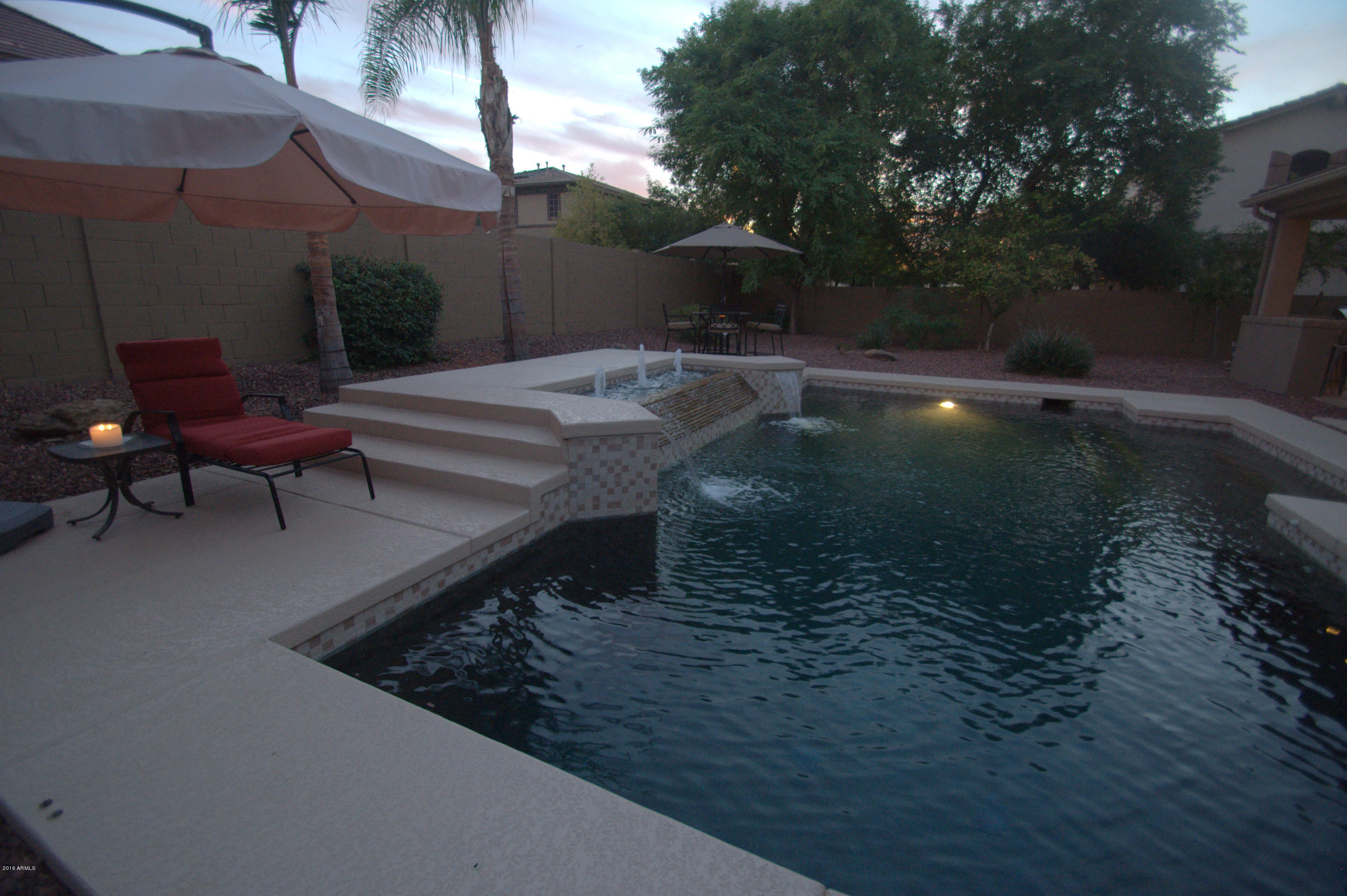 4607 West Summerside Road Laveen, AZ 85339 - Photo 50 of 51 Pool at Night
