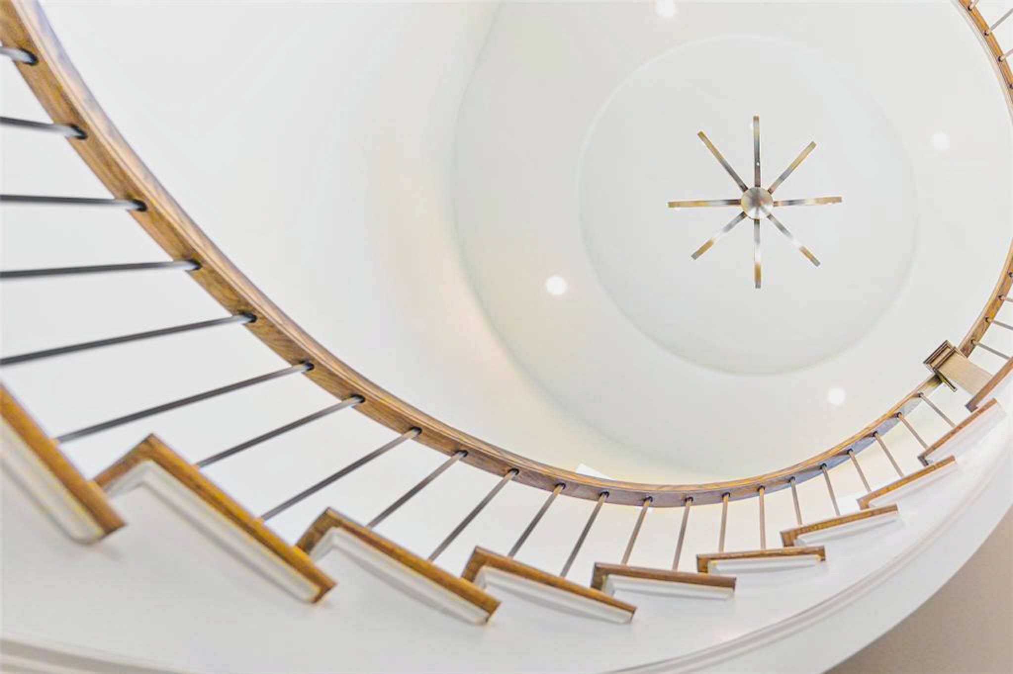 7715 South Fall Run Crossing Houston, TX 77055 - Photo 6 of 22 a view of staircase with living room