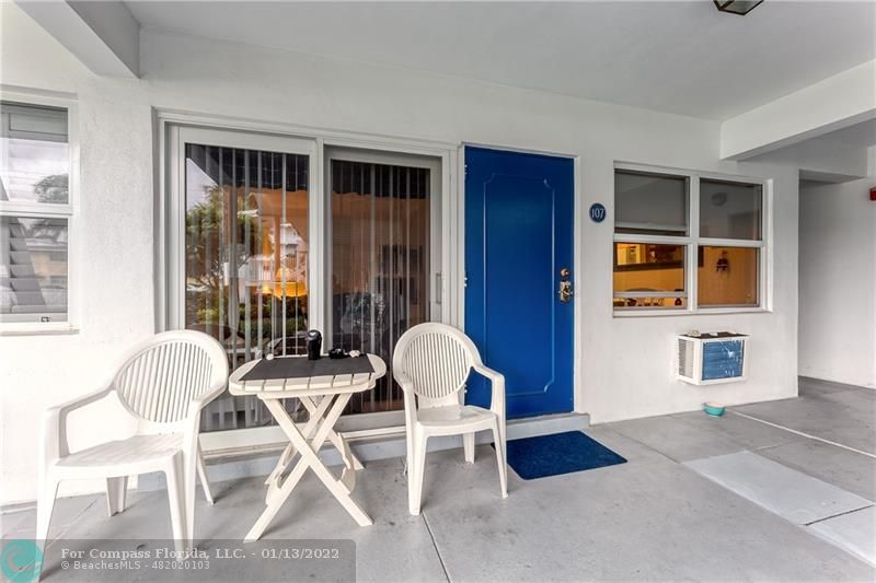 1210 North Riverside Drive, Unit 107 Pompano Beach, FL 33062 - Photo 8 of 29 a view of a dining room with furniture and windows