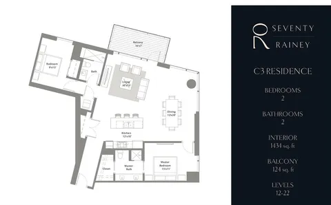 $1,395,000 | 70 Rainey Street, Unit 1908, Austin, TX 78701