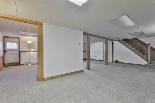 an empty room with window