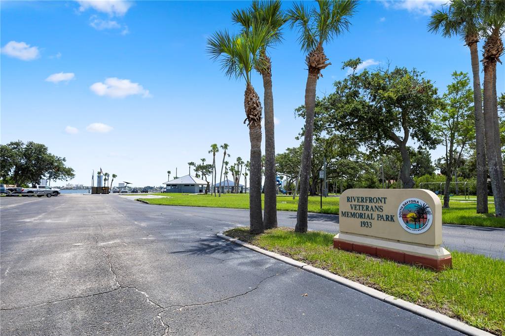 303 Ridge Boulevard, Unit 110 South Daytona, FL 32119 - Photo 32 of 33 a view of a park with slide