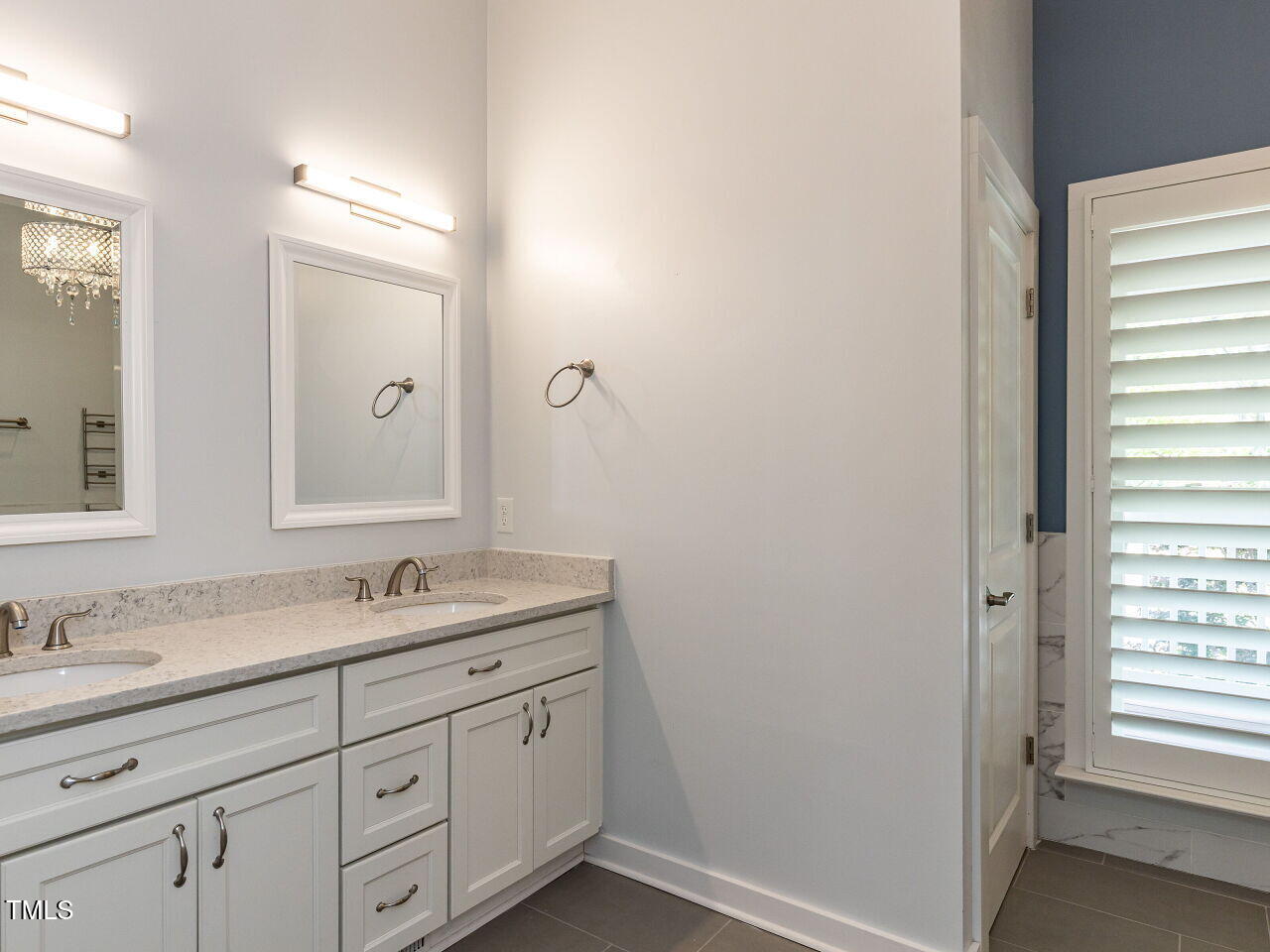 314 Gray Avenue Durham, NC 27701 - Photo 16 of 30 a bathroom with a granite countertop sink mirror and double