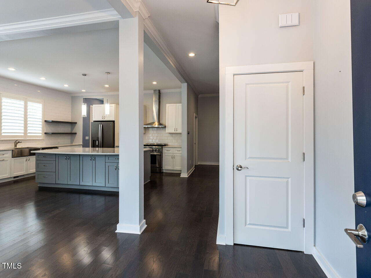 314 Gray Avenue Durham, NC 27701 - Photo 5 of 30 a view of kitchen with cabinets and wooden floor