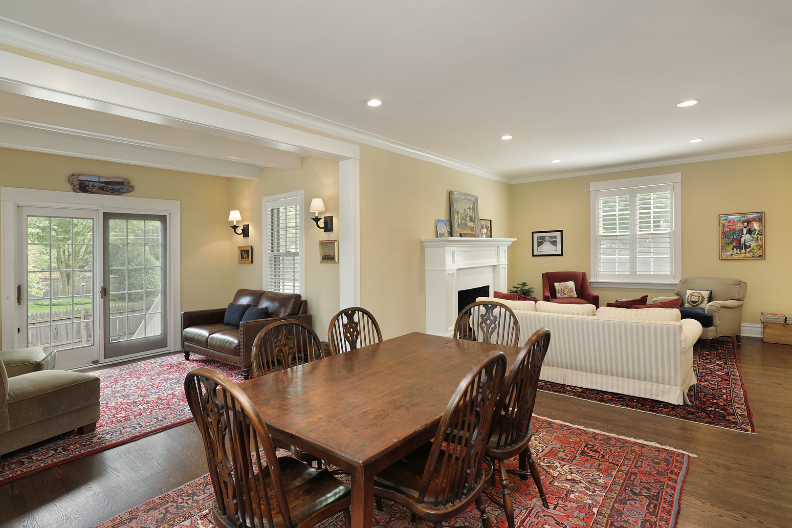 707 Hill Road Winnetka, IL 60093 - Photo 7 of 22 a view of a dining room with furniture window and wooden floor