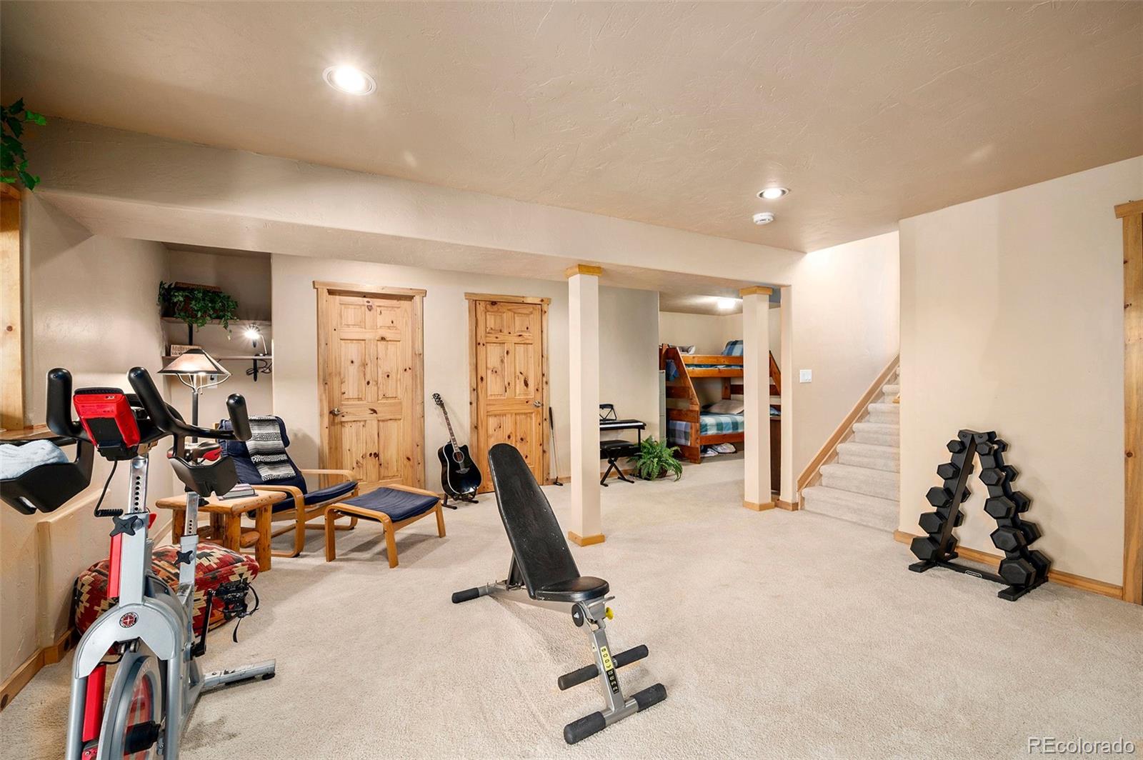 290 Village Road Granby, CO 80446 - Photo 27 of 45 a view of a room with gym equipment