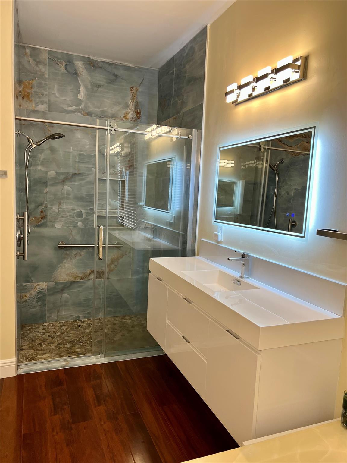 5201 Southwest 173rd Avenue Miramar, FL 33029 - Photo 17 of 42 a bathroom with a sink and a mirror