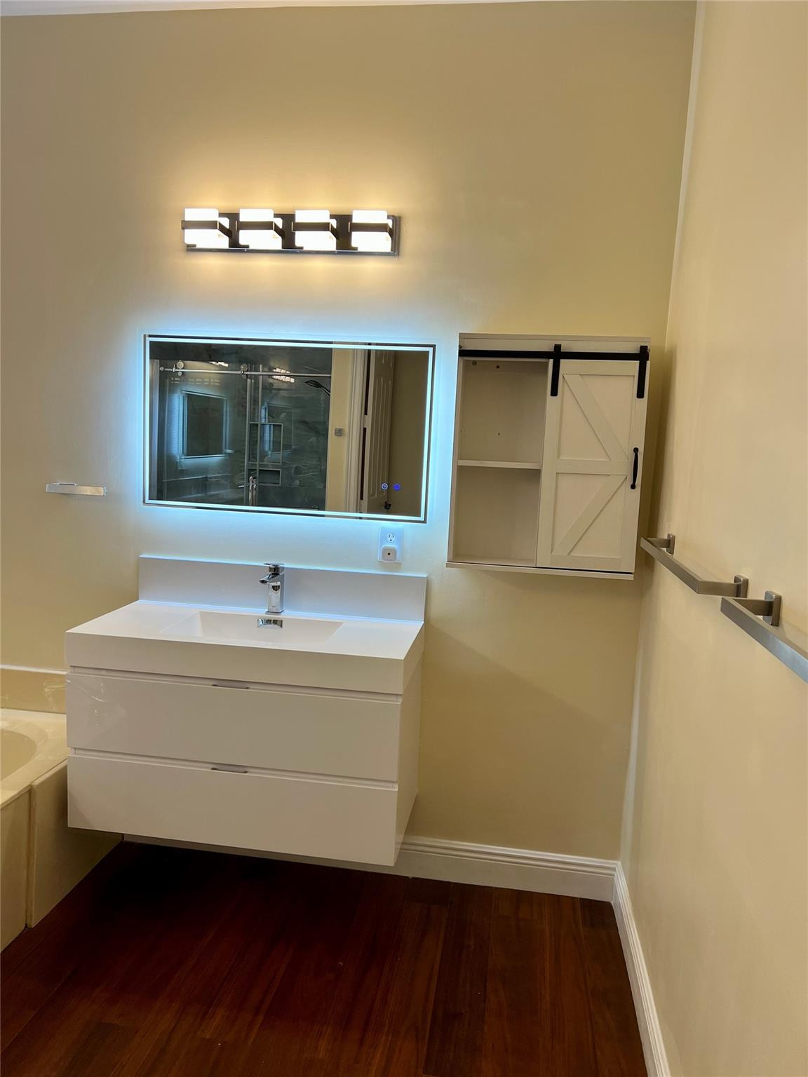 5201 Southwest 173rd Avenue Miramar, FL 33029 - Photo 18 of 42 a bathroom with a sink and a mirror