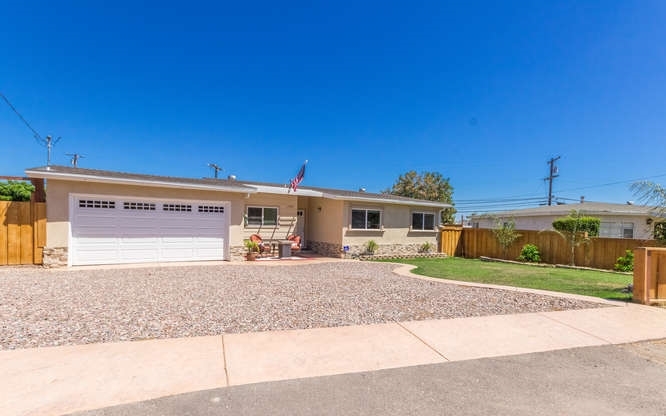 2505 Littleton Road El Cajon, CA 92020 - Photo 2 of 24 Good curb appeal. Grass area is not too big.