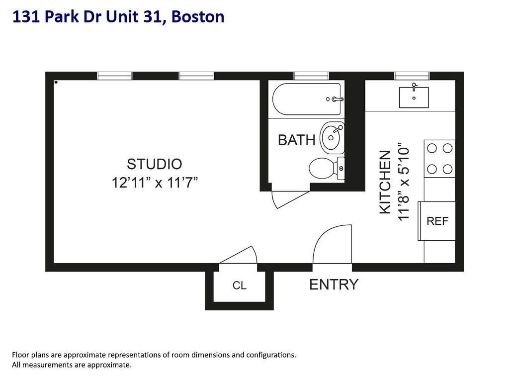 131 Park Drive, Unit 31 Boston, MA 02215 - Photo 14 of 15 a picture of a wall with white walls