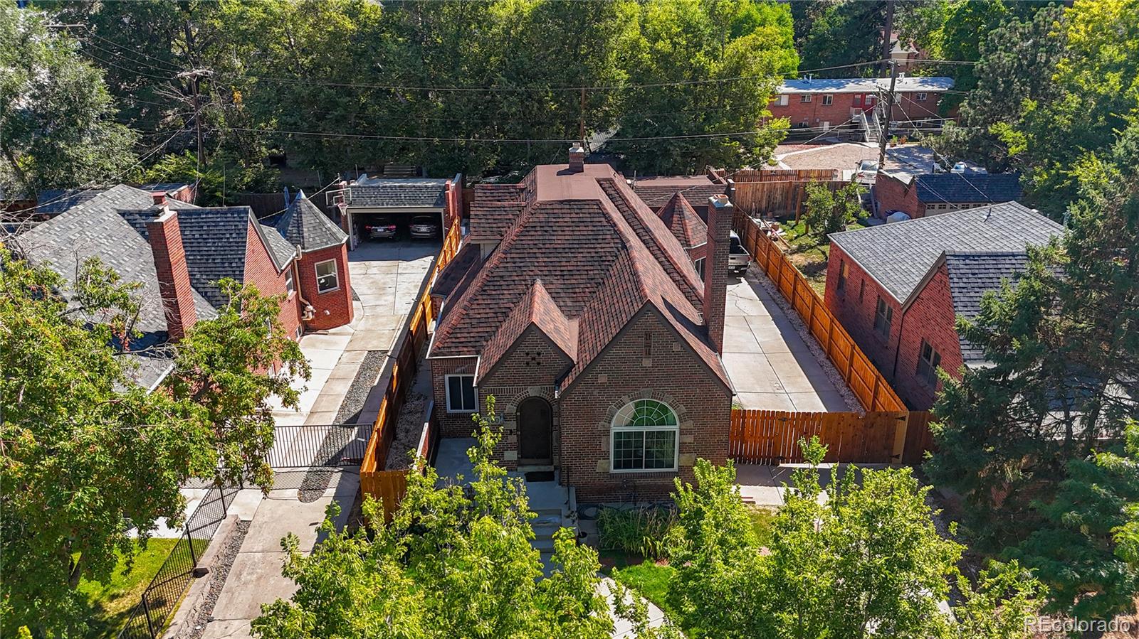 1460 Tennyson Street Denver, CO 80204 - Photo 3 of 44 an aerial view of a house