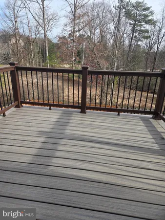a view of wooden deck