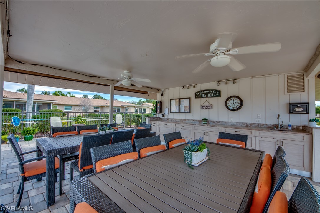 5585 Buring Court Fort Myers, FL 33919 - Photo 33 of 34 a view of a dining room with furniture window and outside view