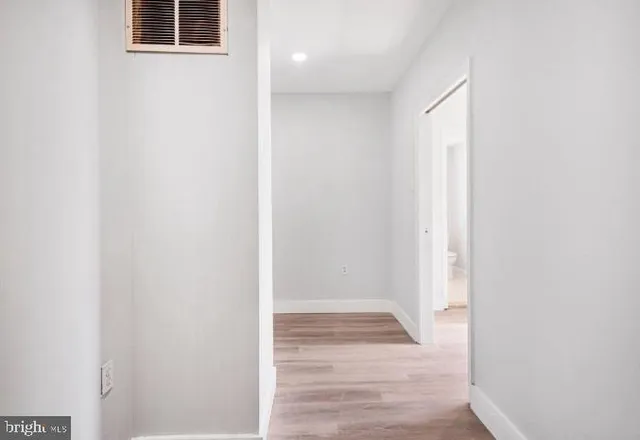 a view of an empty room