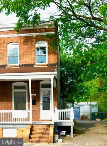 front view of a house with a porch