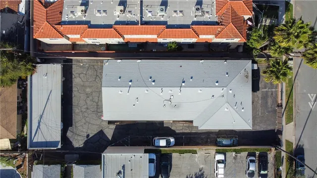 an aerial view of a multiple houses