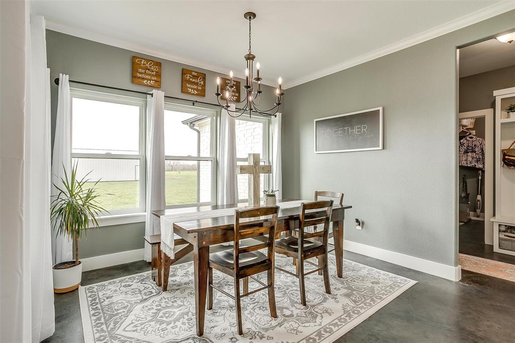 3095 County Road 905 Joshua, TX 76058 - Photo 10 of 38 a view of a dining room with furniture window and outside view