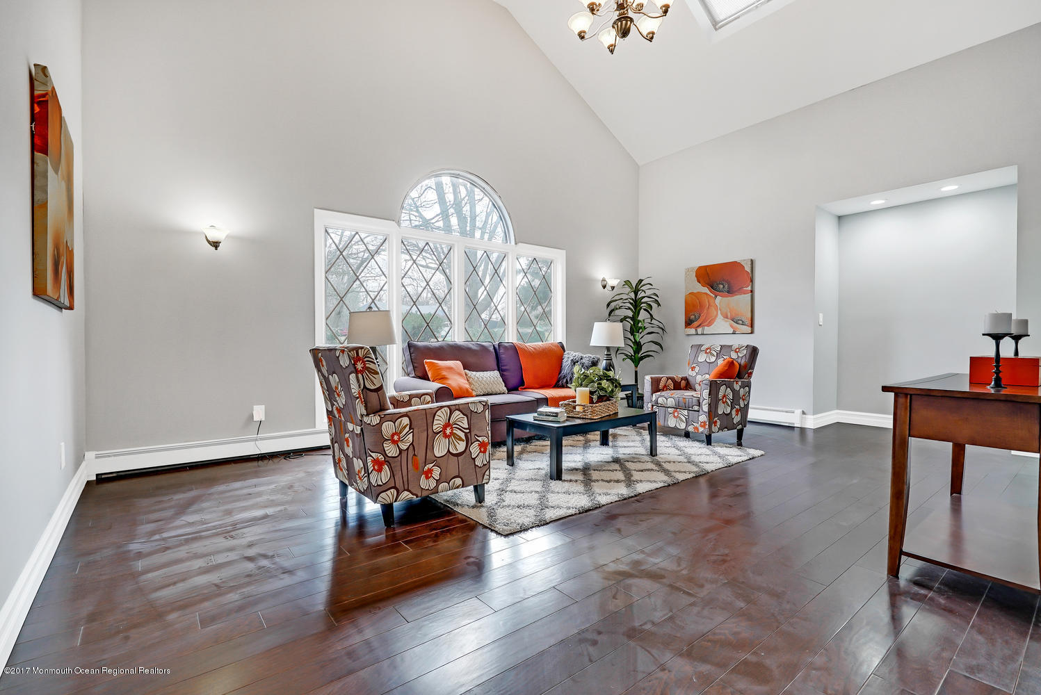 35 Michael Drive Middletown, NJ 07748 - Photo 4 of 49 LIVING ROOM WITH CATHEDRAL CEILING